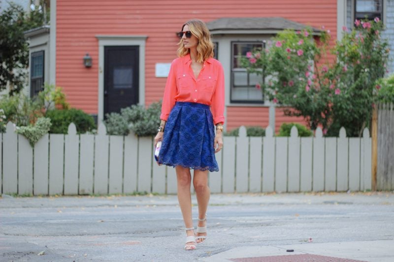 NAVY, PINK AND PLAID