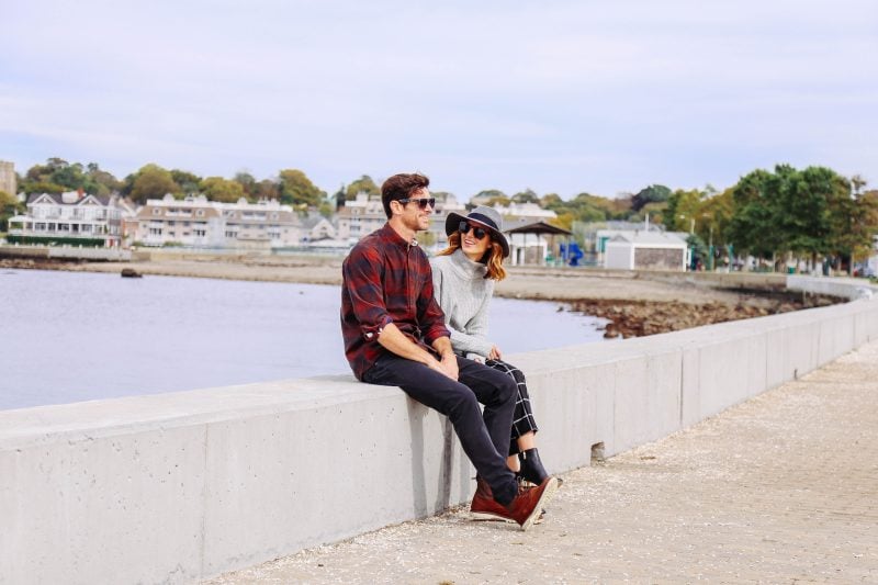 FALL STYLE WITH FRENCH CONNECTION: FEDORA HATS, SWEATERS AND FLANNEL SHIRTS