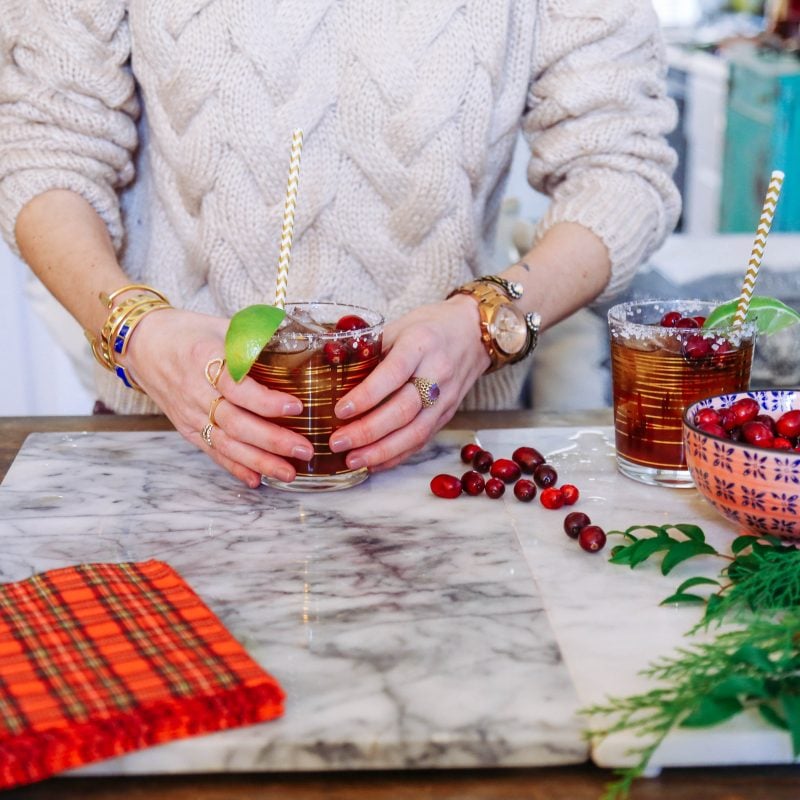 HOLIDAY COCKTAIL RECIPE: CRANBERRY LIME BEER MARGARITA