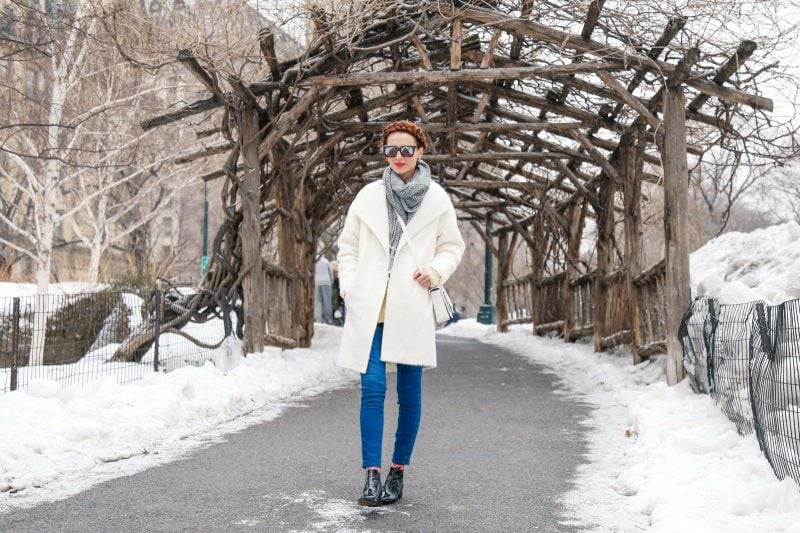 WEEKEND STYLE // SKINNY JEANS AND POINTED TOE ANKLE BOOTS