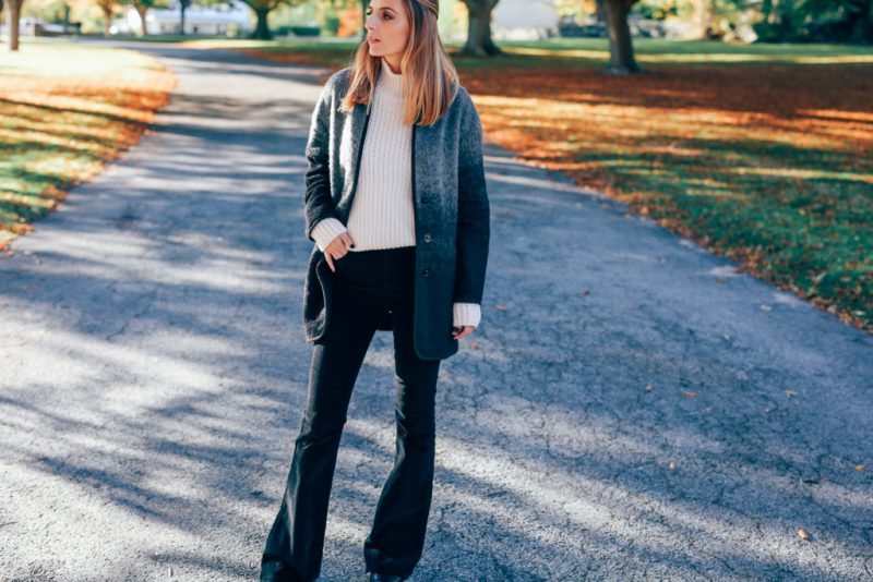 Mohair Travel Jacket and Flare Corduroys