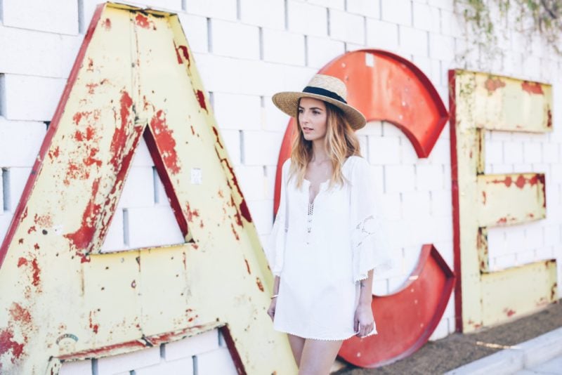 White Swim Cover Up