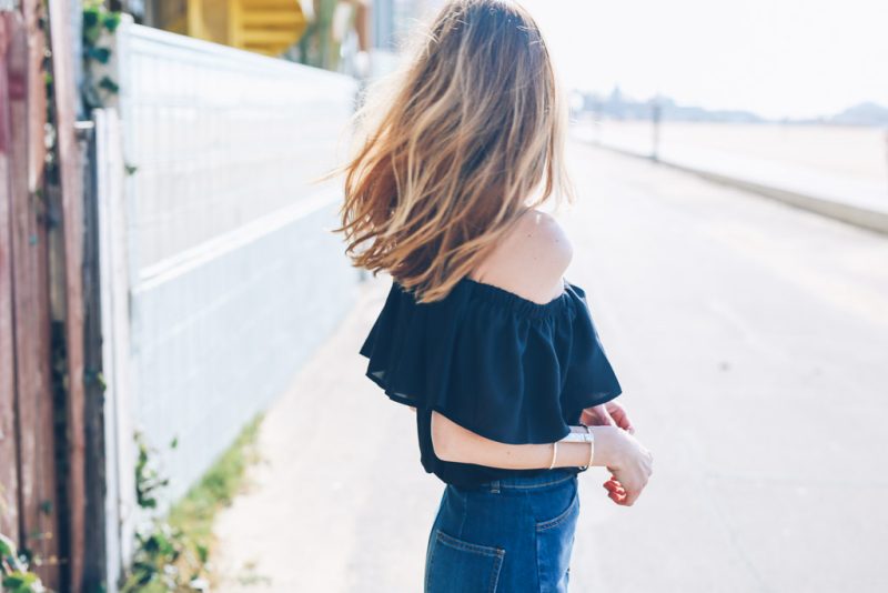 OFF THE SHOULDER TOP IN SANTA MONICA