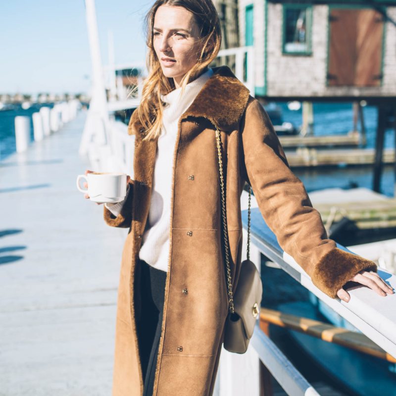 Sunday Chic in Shearling