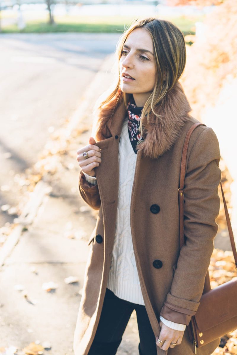 An Easy Way to Wear a Silk Scarf