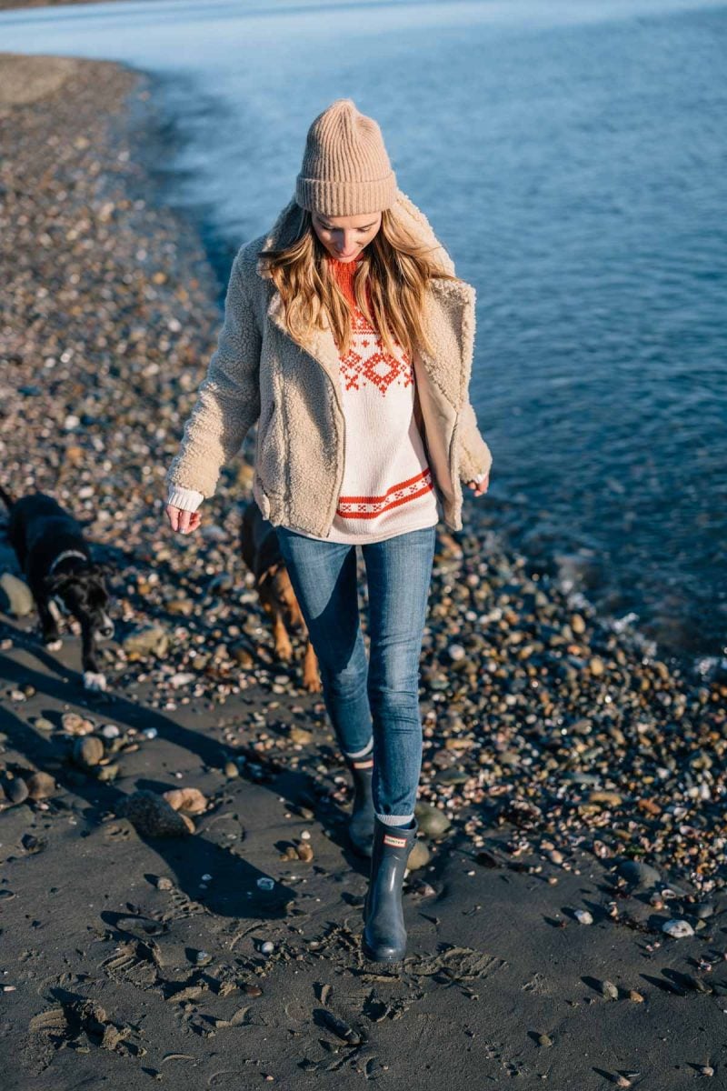 Faux Shearling and Fair Isle Finds
