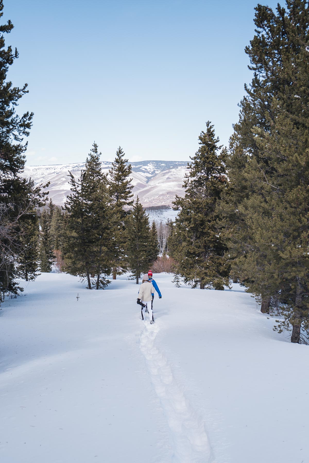 snowshoeing in McCoy Park Jess Ann Kirby spends an afternoon snowshoeing in McCoy Park at Beaver Creek