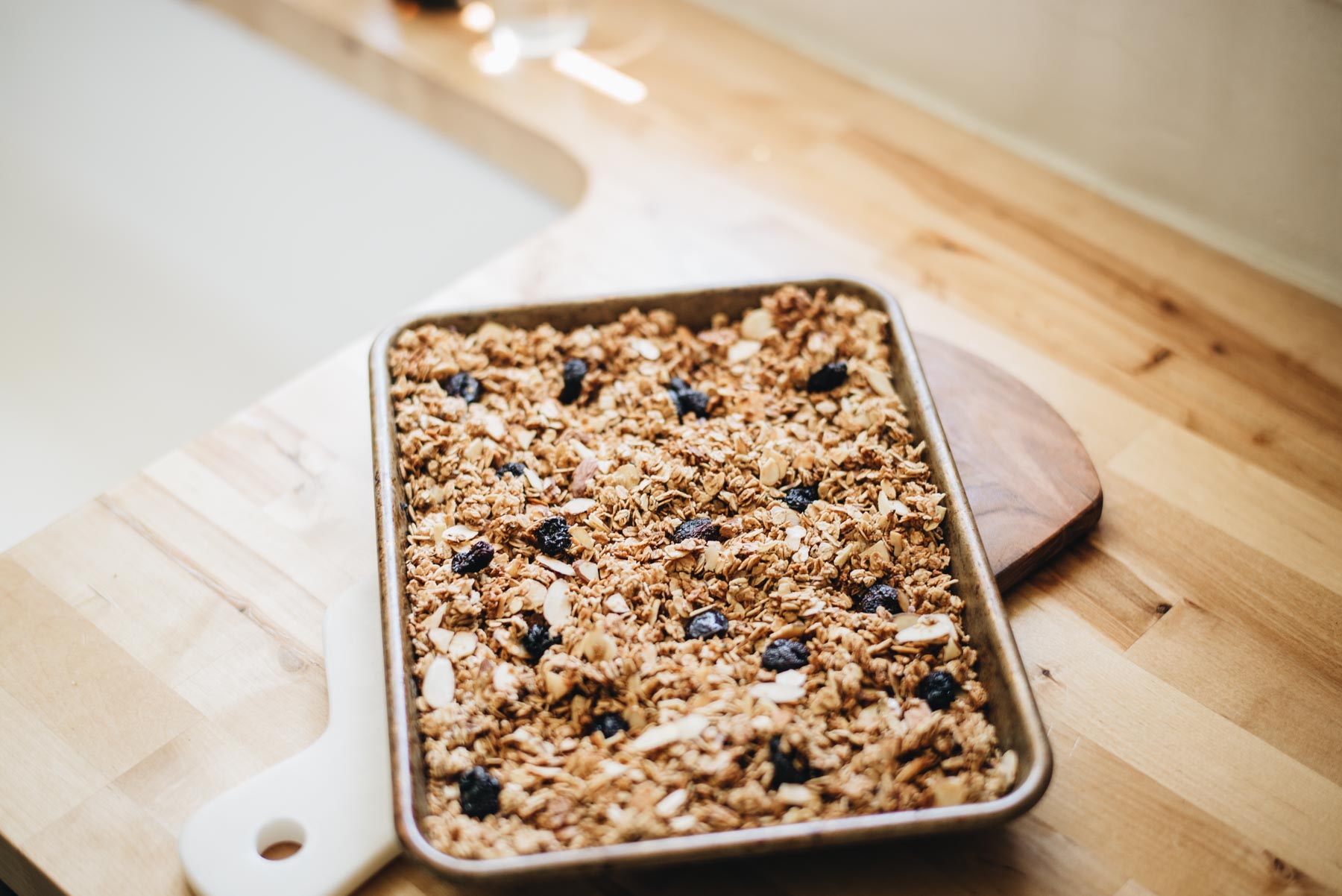 Jess Ann Kirby makes homemade granola at home to monitor her sugar intake and eat a healthier diet