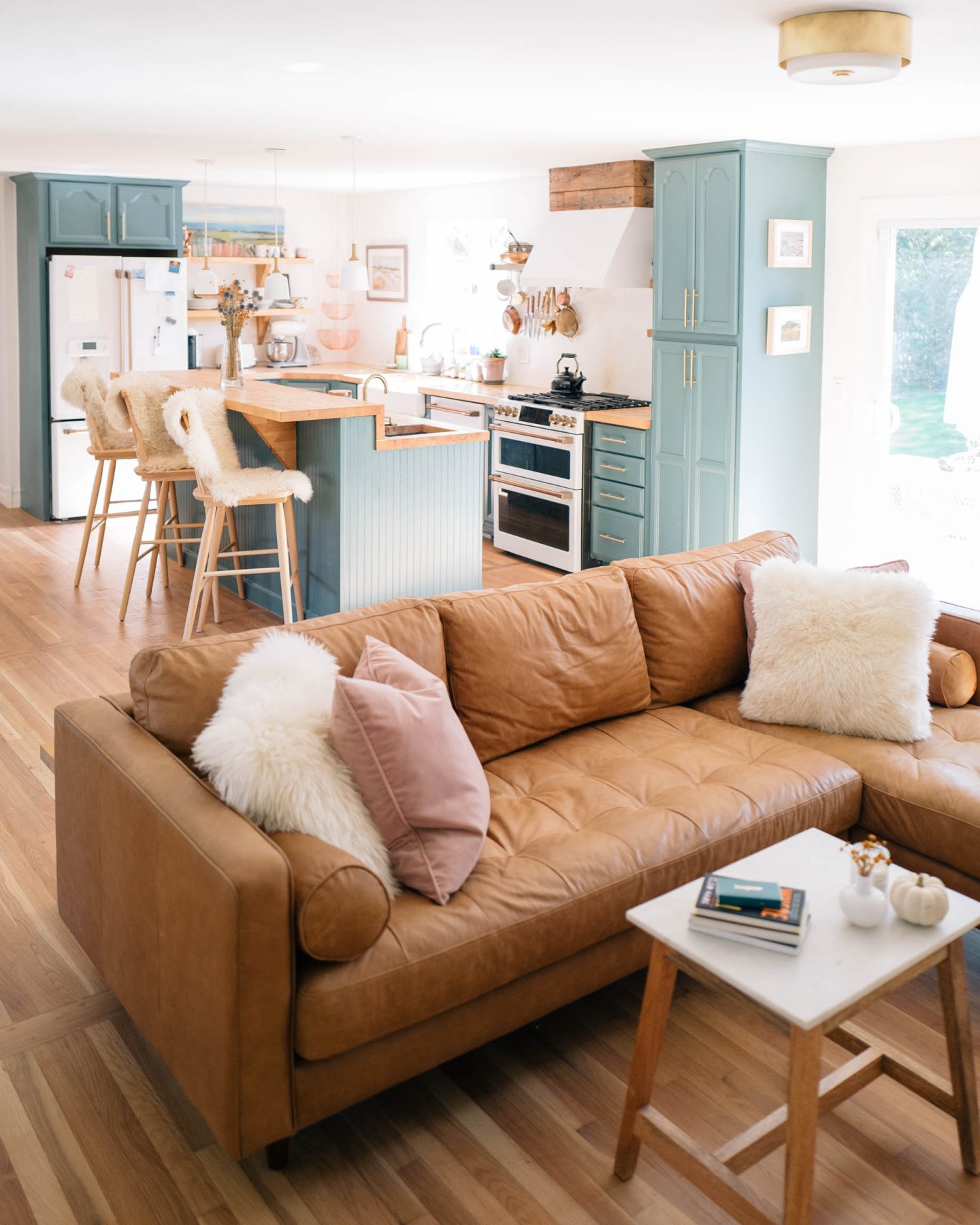 Jess Ann Kirby used hardwax oil to refinish the hardwood floors in her home.